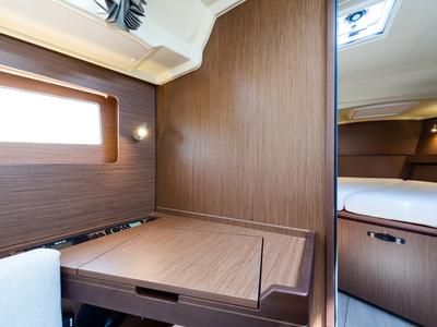 Salon of Argyroula, a Beneteau Oceanis 41.1 sailboat at Municipal Unit of Lefkada, Greece