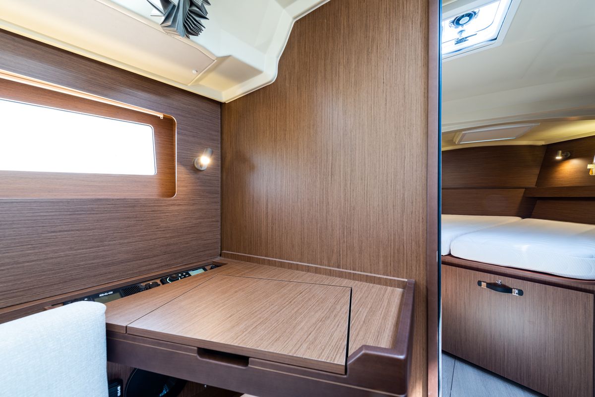 Salon of Argyroula, a Beneteau Oceanis 41.1 sailboat at Municipal Unit of Lefkada, Greece