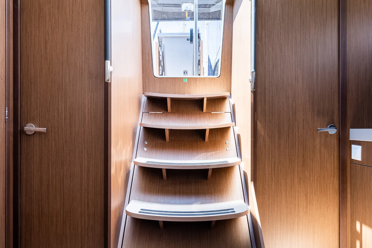 Salon of Argyroula, a Beneteau Oceanis 41.1 sailboat at Municipal Unit of Lefkada, Greece