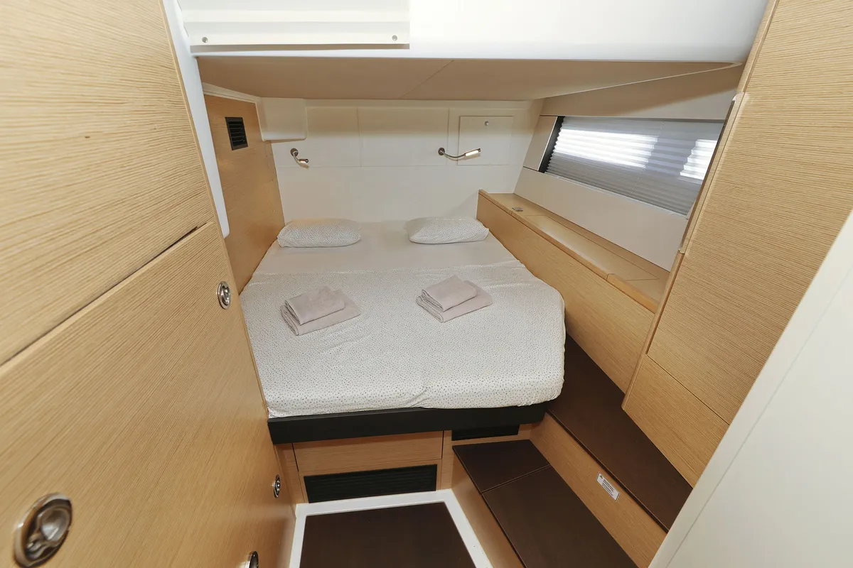 Cabin on Tropea, a Hanse Yachts Hanse 510 sailboat at Grad Kaštela, Croatia