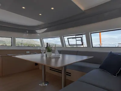 Salon of Tranquillity, a Excess 15 catamaran at Mytikas, Greece