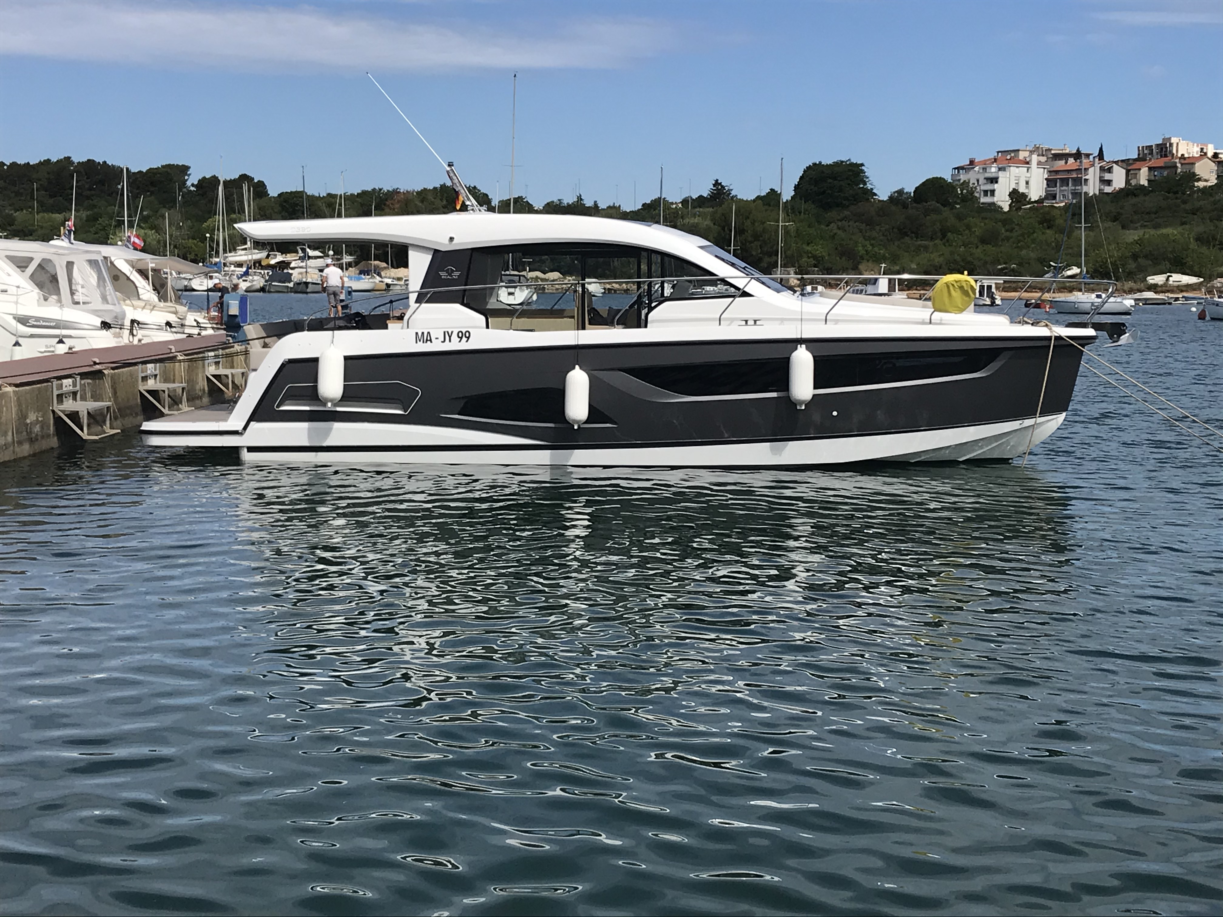 Ecstasea, a sailboat at Grad Biograd na Moru, Croatia