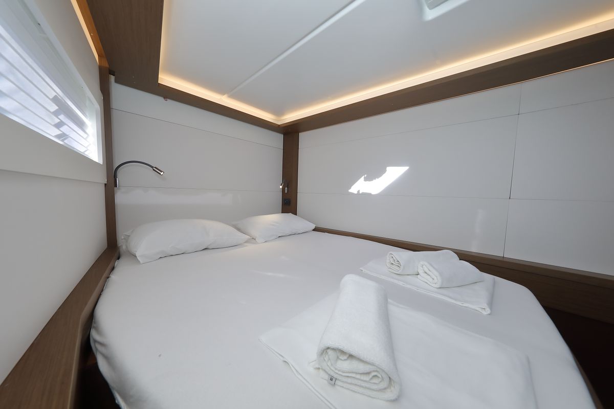 Cabin on WHY NOT, a Lagoon 46 catamaran at Općina Sukošan, Croatia