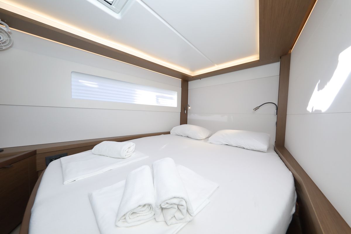 Cabin on WHY NOT, a Lagoon 46 catamaran at Općina Sukošan, Croatia
