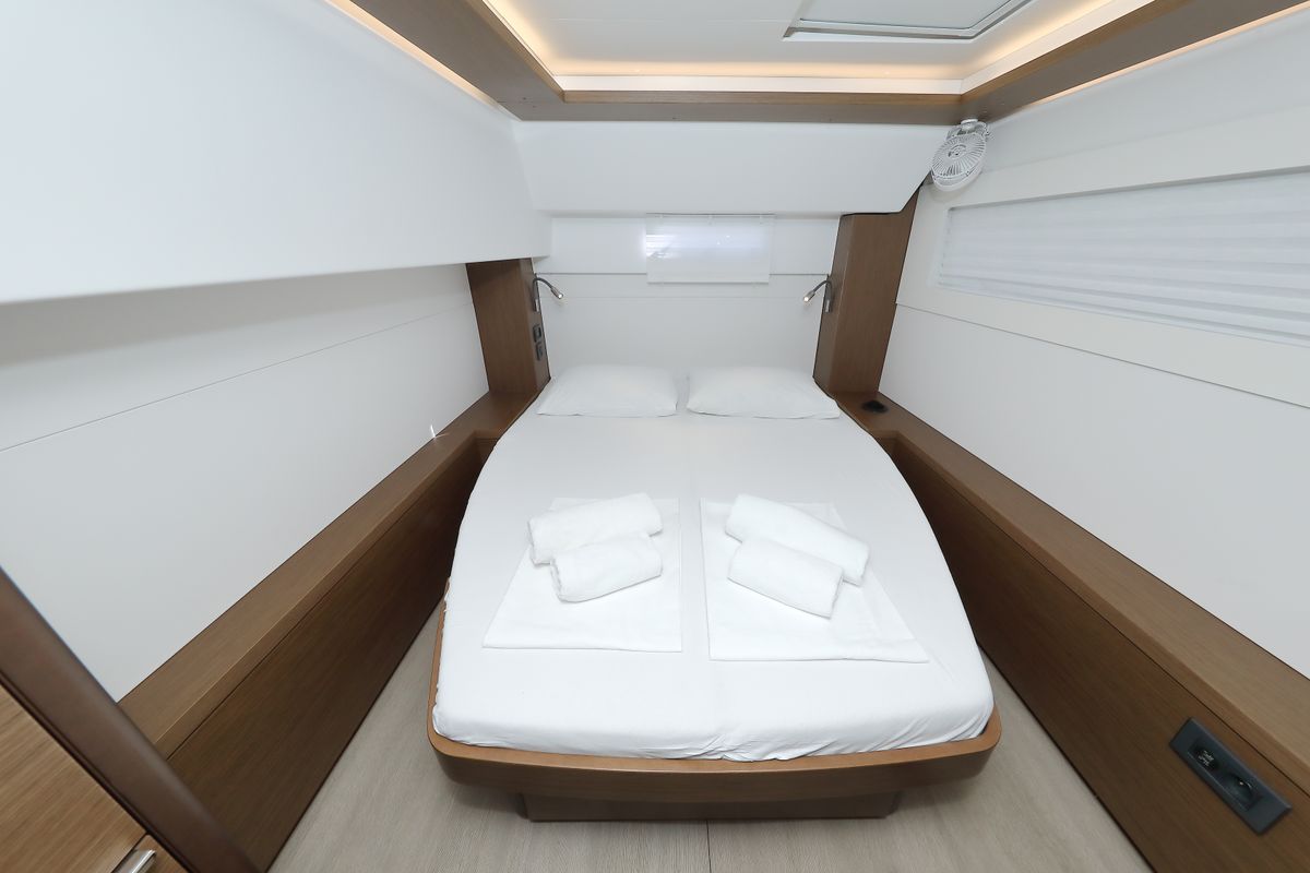 Cabin on WHY NOT, a Lagoon 46 catamaran at Općina Sukošan, Croatia