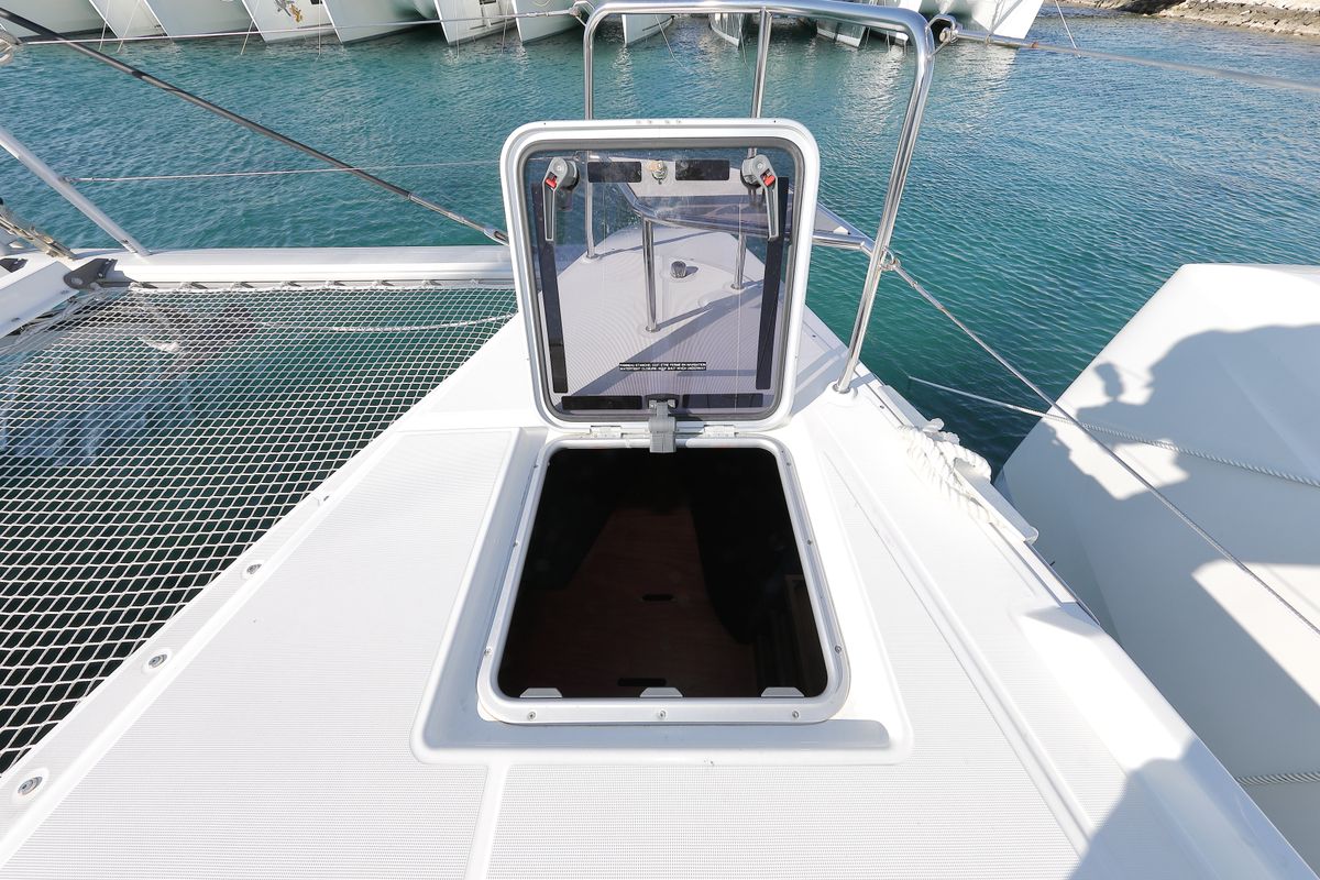 WHY NOT, a Lagoon 46 catamaran at Općina Sukošan, Croatia