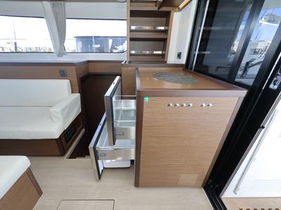 Galley of WHY NOT, a Lagoon 46 catamaran at Općina Sukošan, Croatia