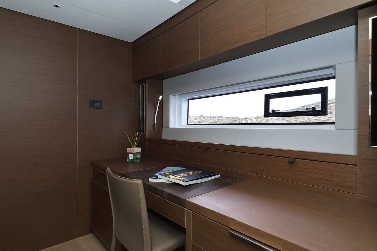 Cabin on MASTERMIND, a Lagoon Sixty 7 catamaran at Split, Croatia