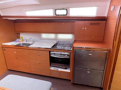 Galley of Lola, a Dufour 460 GL sailboat at Općina Sukošan, Croatia
