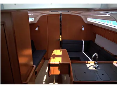 Salon of Bav37/2015, a Bavaria 37 Cruiser sailboat at Gouvia, Greece
