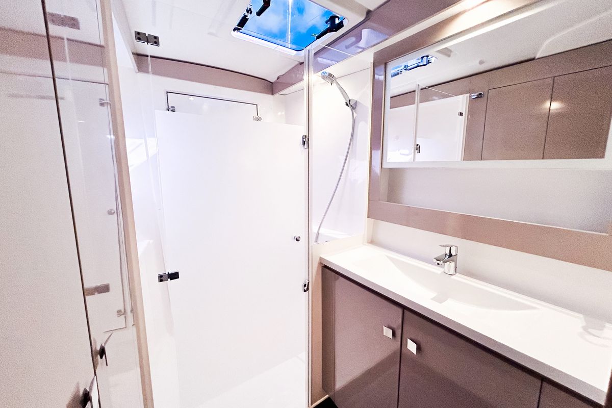 Head on Pizza My Heart, a Fountaine Pajot Isla 40 catamaran at Road Town, British Virgin Islands