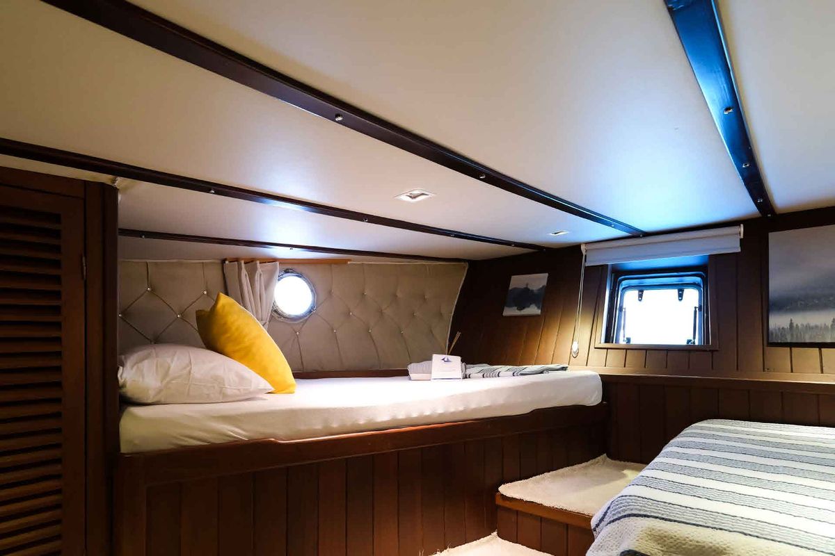 Cabin on Pronto Blue, a Gulet Gulet gulet at Fethiye, Turkey