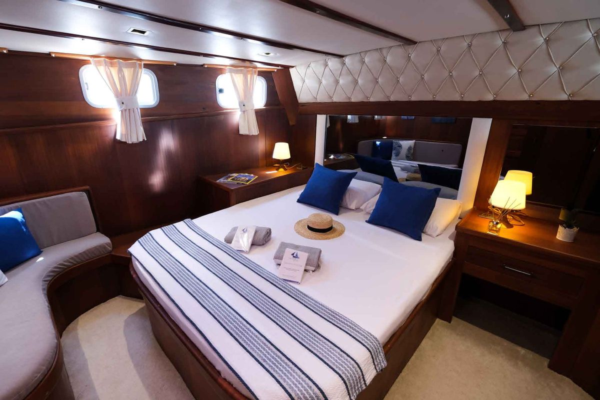 Cabin on Pronto Blue, a Gulet Gulet gulet at Fethiye, Turkey