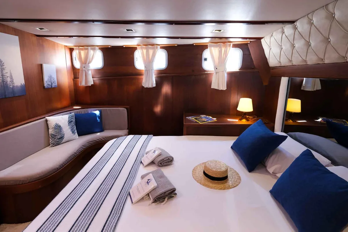 Cabin on Pronto Blue, a Gulet Gulet gulet at Fethiye, Turkey