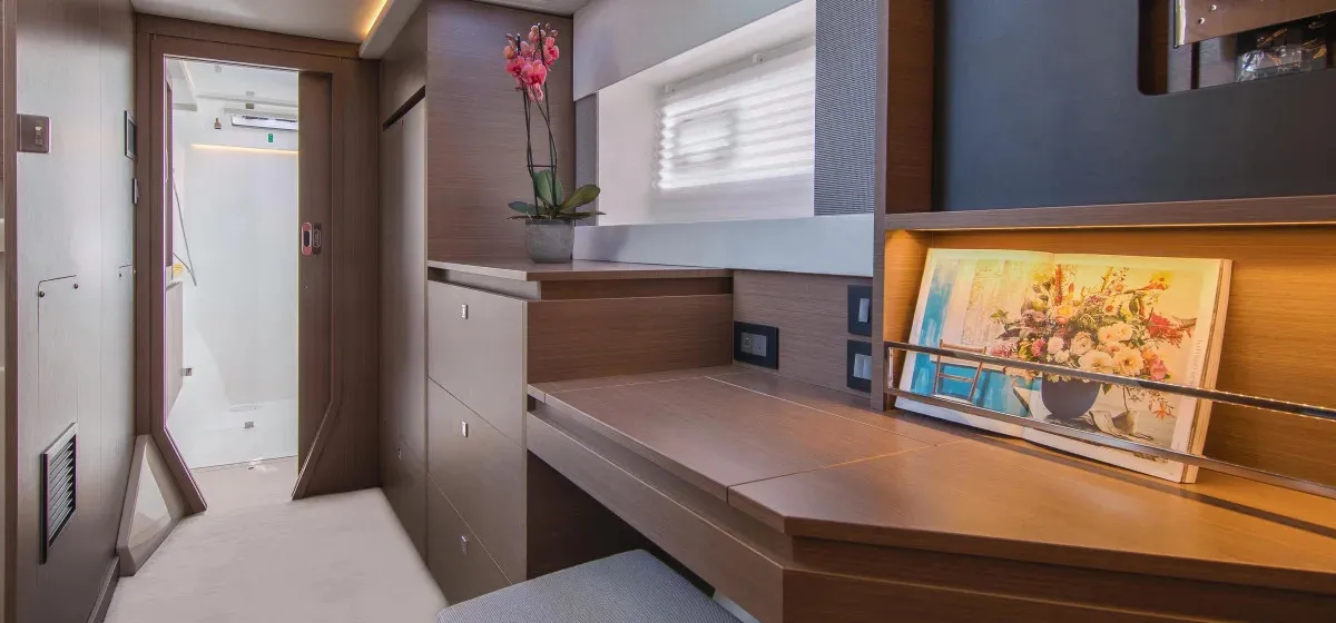 Cabin on Moorings 4200/3/3 Exclusive, a Leopard 42 catamaran at Road Town, British Virgin Islands