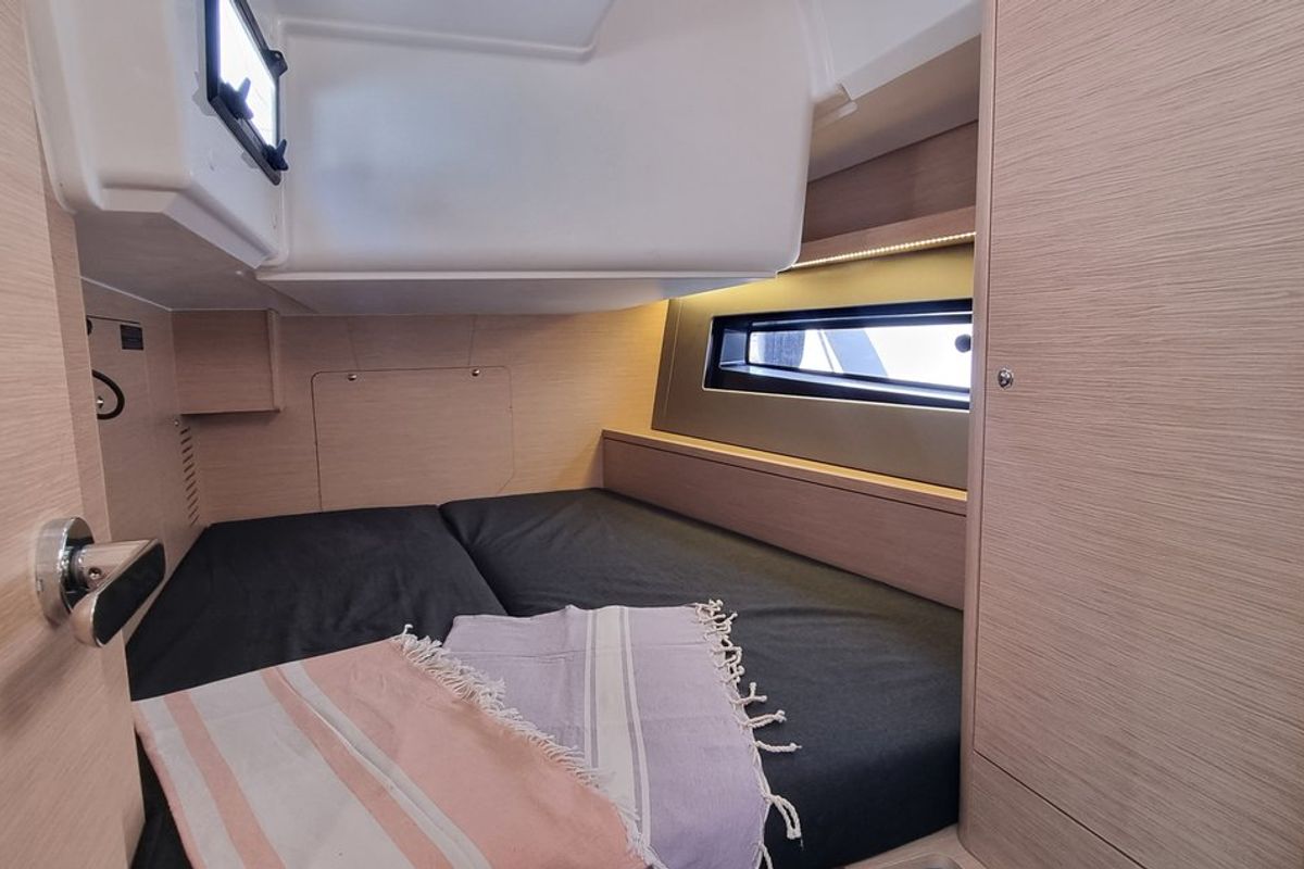 Cabin on Gassillage, a Dufour 41 sailboat at Vallauris, France