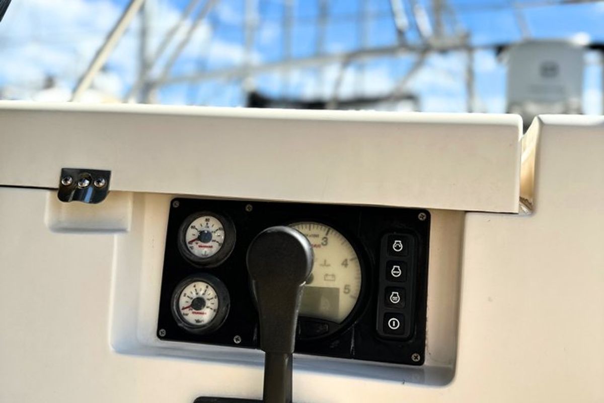 Cockpit of More Grey, a More Boats More 55 sailboat at Seget Donji, Croatia