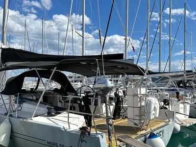 Deck of More Grey, a More Boats More 55 sailboat at Seget Donji, Croatia