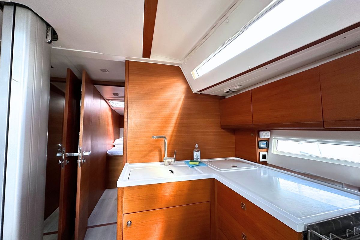 Galley of More Grey, a More Boats More 55 sailboat at Seget Donji, Croatia