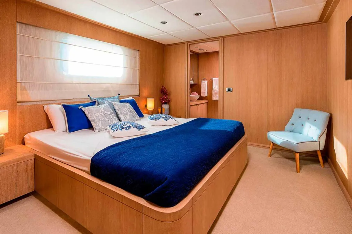 Cabin on Grace, a Aegean Yacht Custom Made Aegean yacht at Split, Croatia