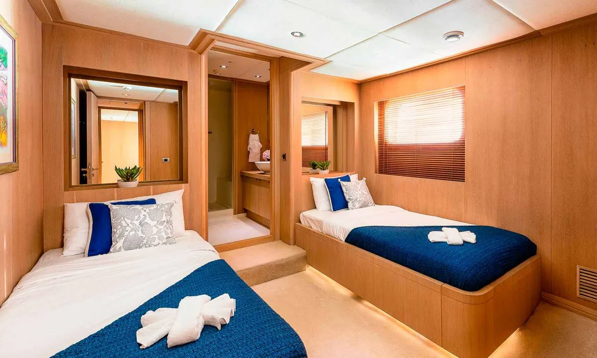 Cabin on Grace, a Aegean Yacht Custom Made Aegean yacht at Split, Croatia