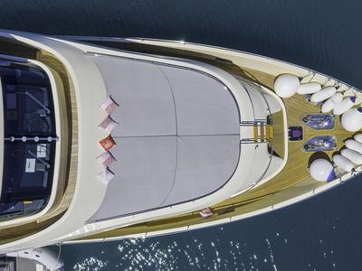 Deck of Grace, a Aegean Yacht Custom Made Aegean yacht at Split, Croatia