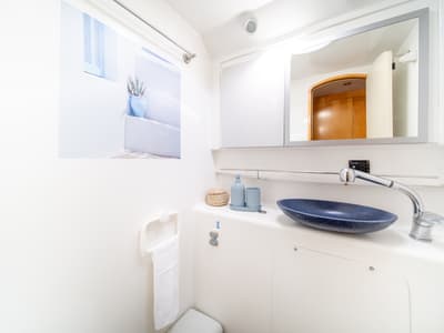 Head on ZORBA CAT, a Fountaine Pajot Eleuthera 60 catamaran at Aegina, Greece