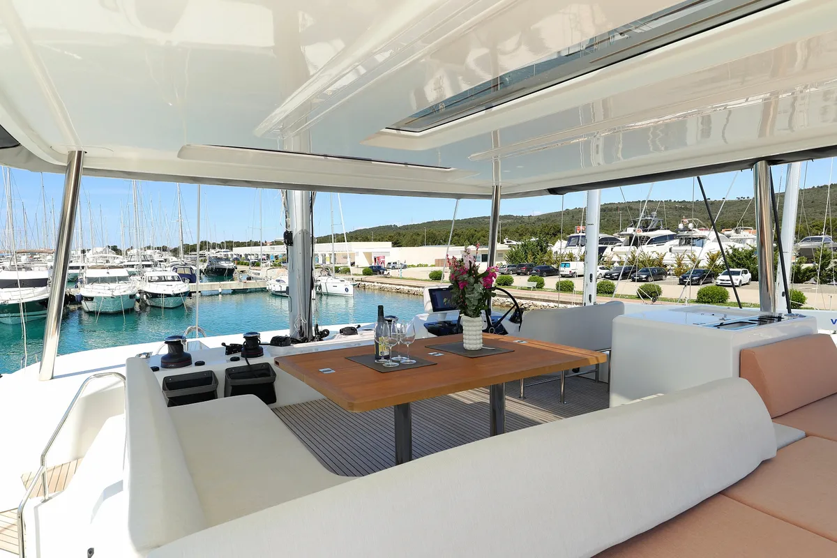 SALISKA, a Lagoon Lagoon 55 catamaran at Split, Croatia