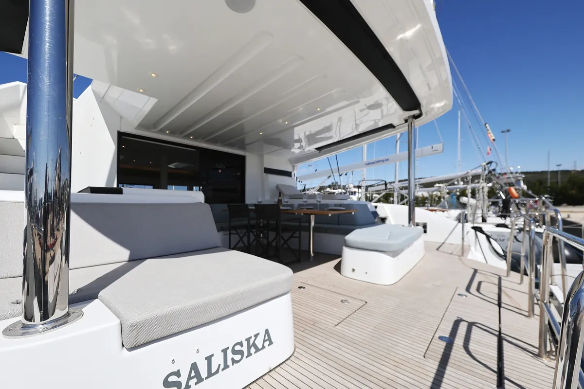 SALISKA, a Lagoon Lagoon 55 catamaran at Split, Croatia