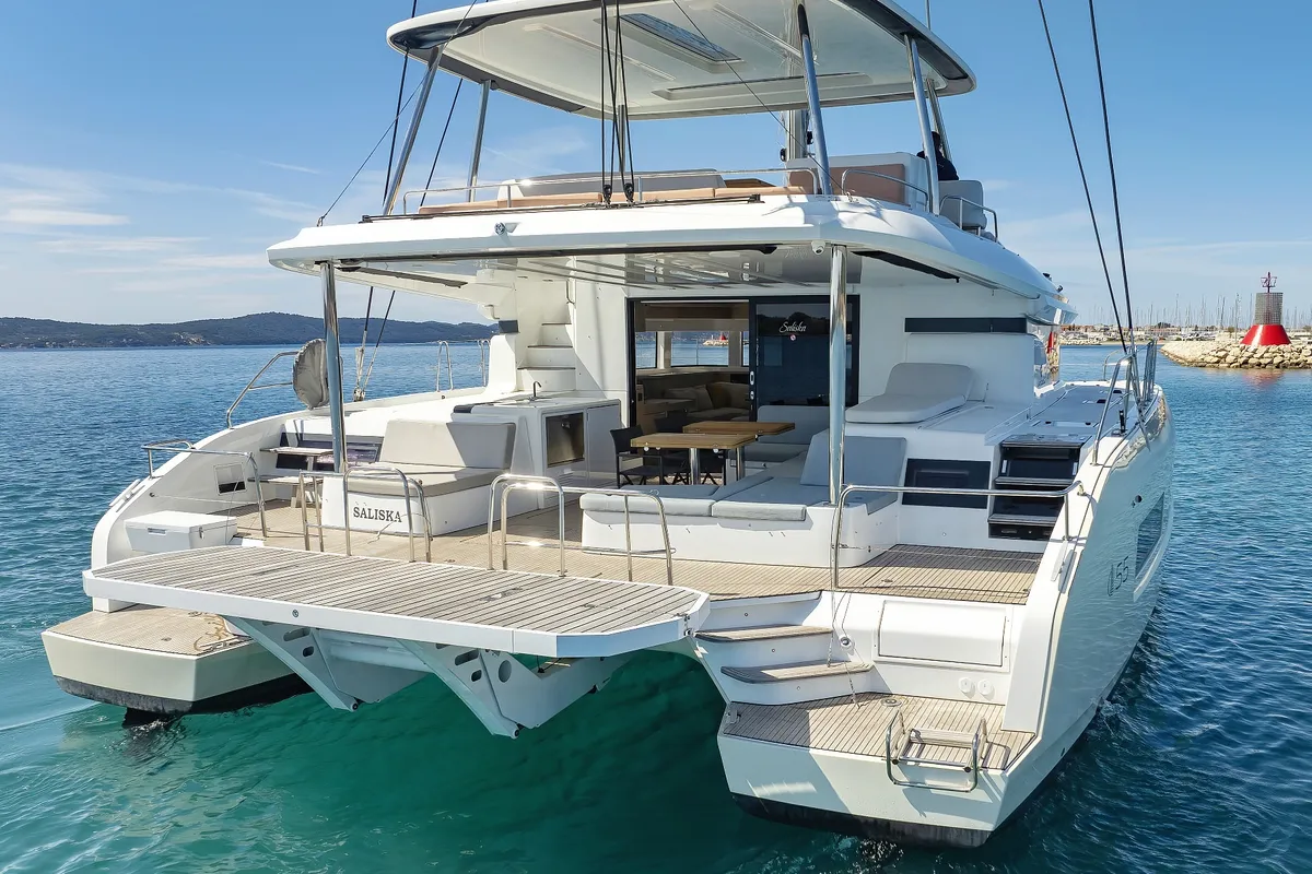 SALISKA, a Lagoon Lagoon 55 catamaran at Split, Croatia