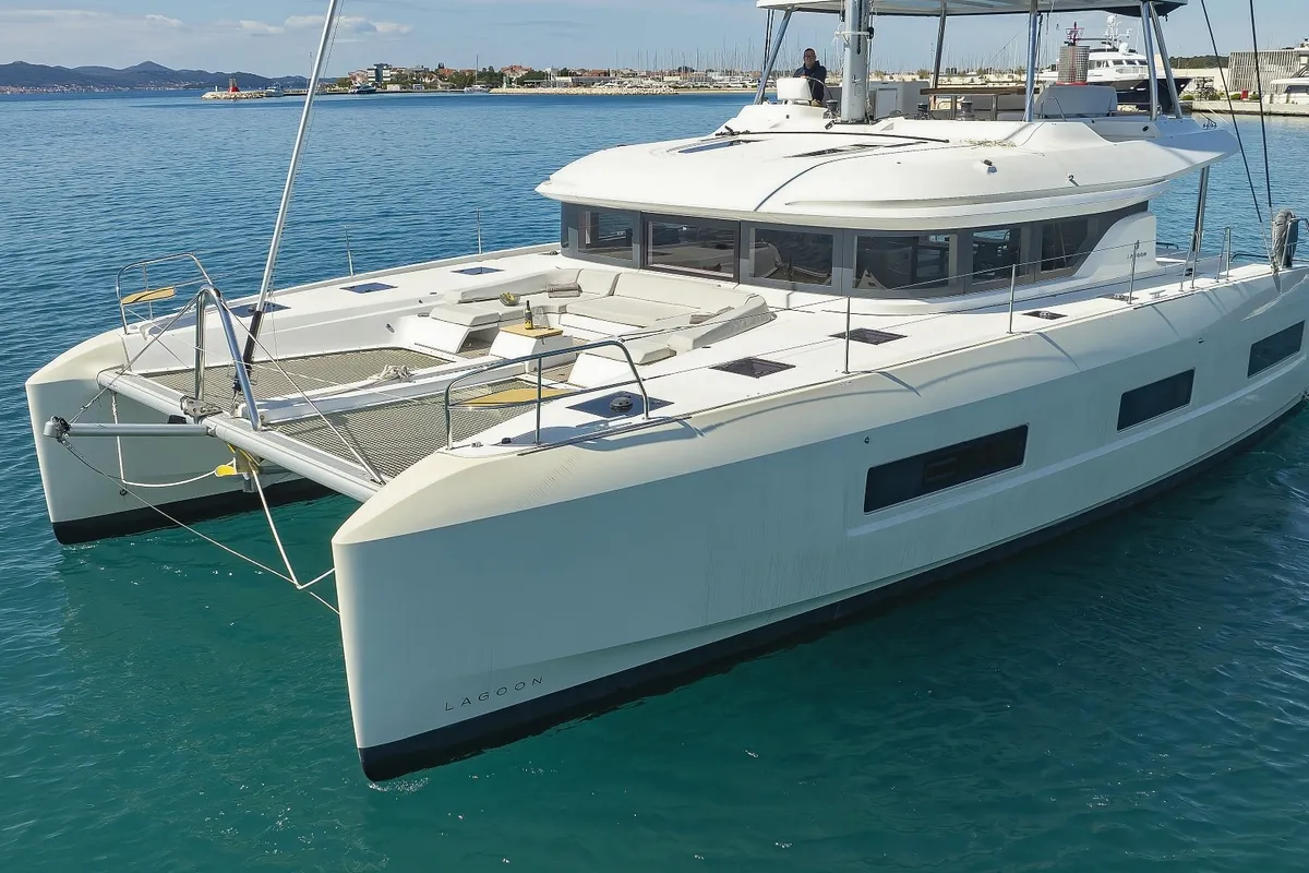 SALISKA, a Lagoon Lagoon 55 catamaran at Split, Croatia