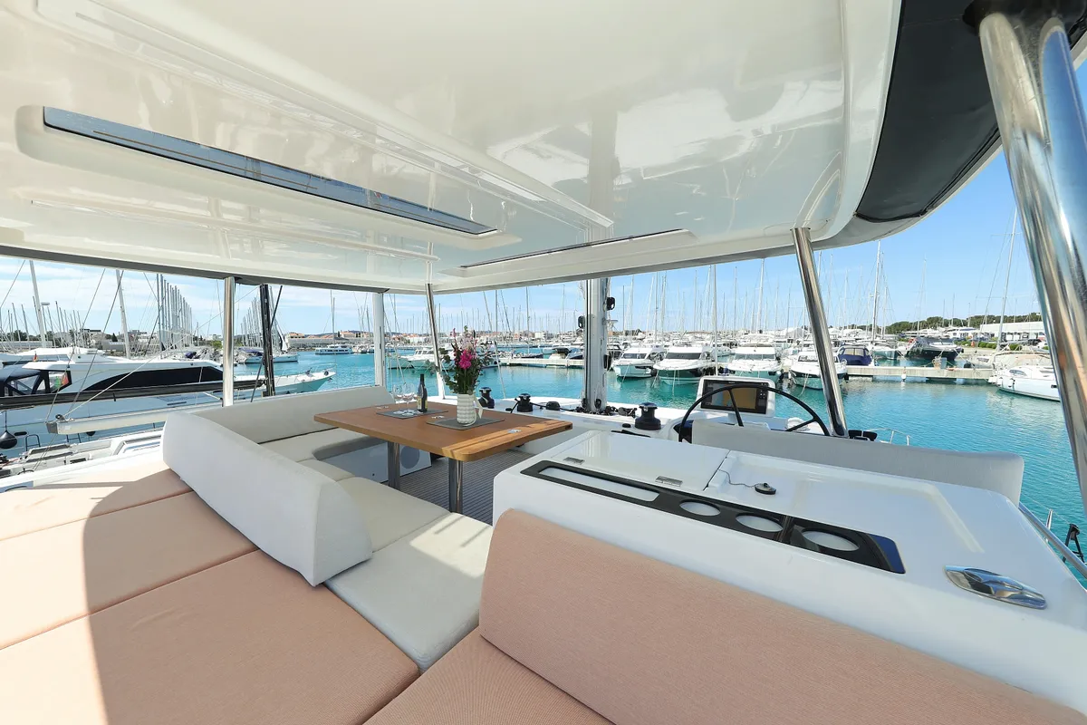SALISKA, a Lagoon Lagoon 55 catamaran at Split, Croatia