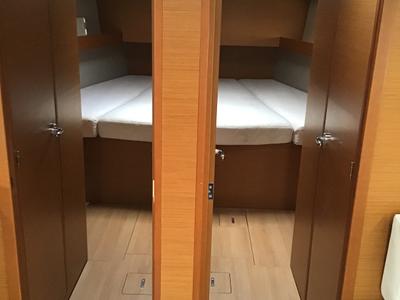 Cabin on Helia, a Jeanneau Sun Odyssey 490 sailboat at Volos Municipality, Greece