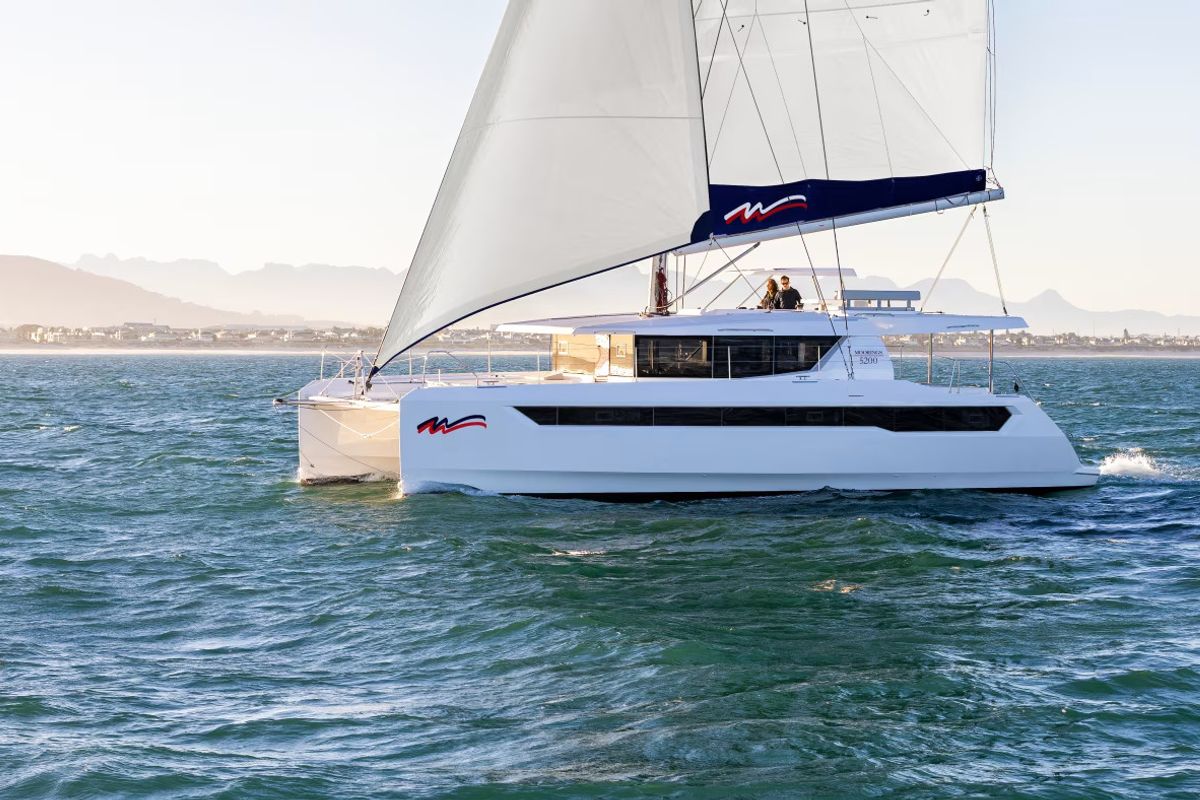 Exterior view of Moorings 5200 Exclusive Plus, a Leopard 52 catamaran at Road Town, British Virgin Islands