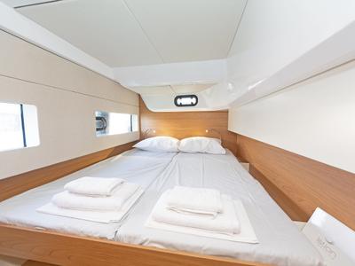 Cabin on One Love, a Bali Catsmart catamaran at Volos Municipality, Greece