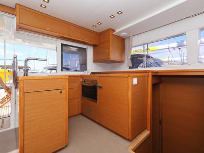 Galley of Simply The Best, a Lagoon 450 catamaran at Grad Trogir, Croatia