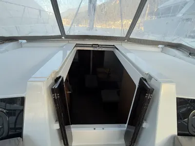 Deck of Athena 4, a Beneteau Oceanis 46.1 sailboat at Fethiye, Turkey