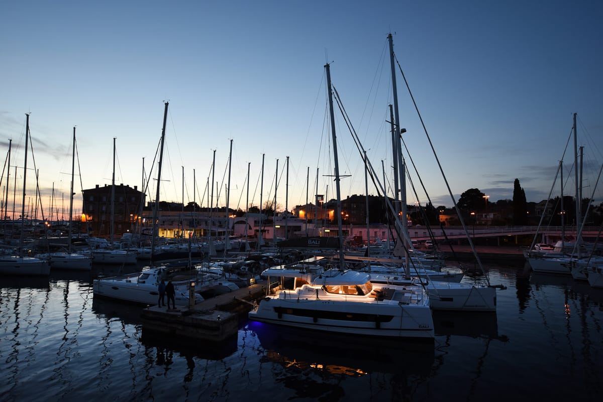 Exterior view of Fux 4 Sail, a Bali Catspace catamaran at Zadar, Croatia