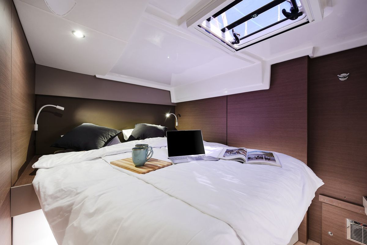 Cabin on Fux 4 Sail, a Bali Catspace catamaran at Zadar, Croatia