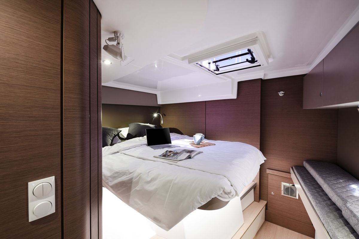 Cabin on Fux 4 Sail, a Bali Catspace catamaran at Zadar, Croatia