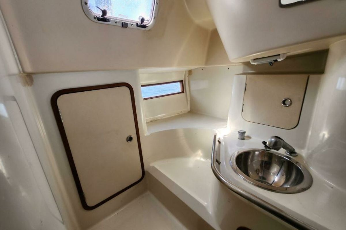 Head on Orion X, a Beneteau Oceanis 370 sailboat at Volos Municipality, Greece