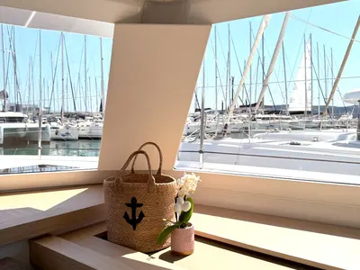 Cabin on Ocean Allure, a Fountaine Pajot Astrea 42 catamaran at Grad Kaštela, Croatia
