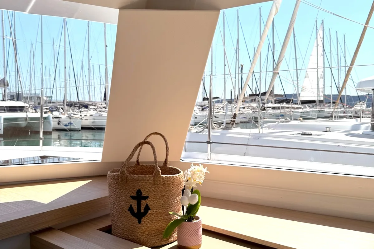 Cabin on Ocean Allure, a Fountaine Pajot Astrea 42 catamaran at Grad Kaštela, Croatia