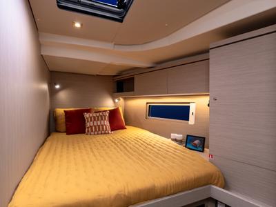 Cabin on Moorings 52.4 Club, a Jeanneau Sun Odyssey 52.2 sailboat at Marigot, France