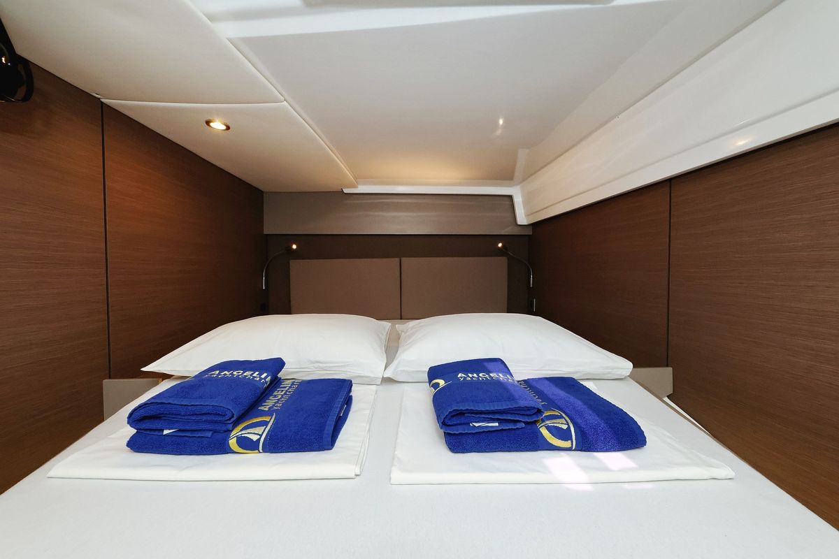 Cabin on Queen Bee, a Bali Catspace catamaran at Općina Rogoznica, Croatia