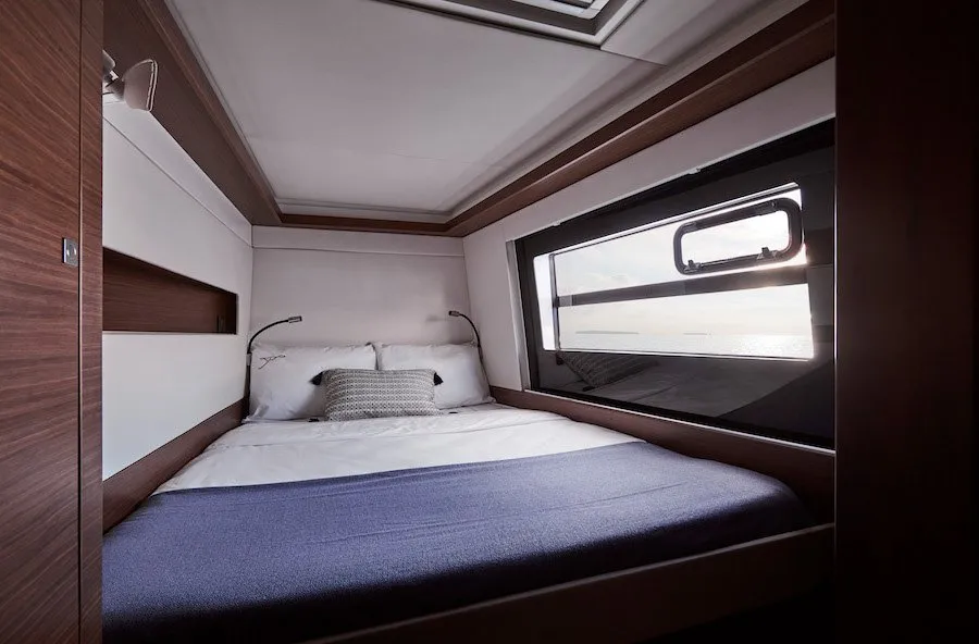 Cabin on Dream (cat), a Nautitech Rochefort Nautitech 46 Open catamaran at Split, Croatia