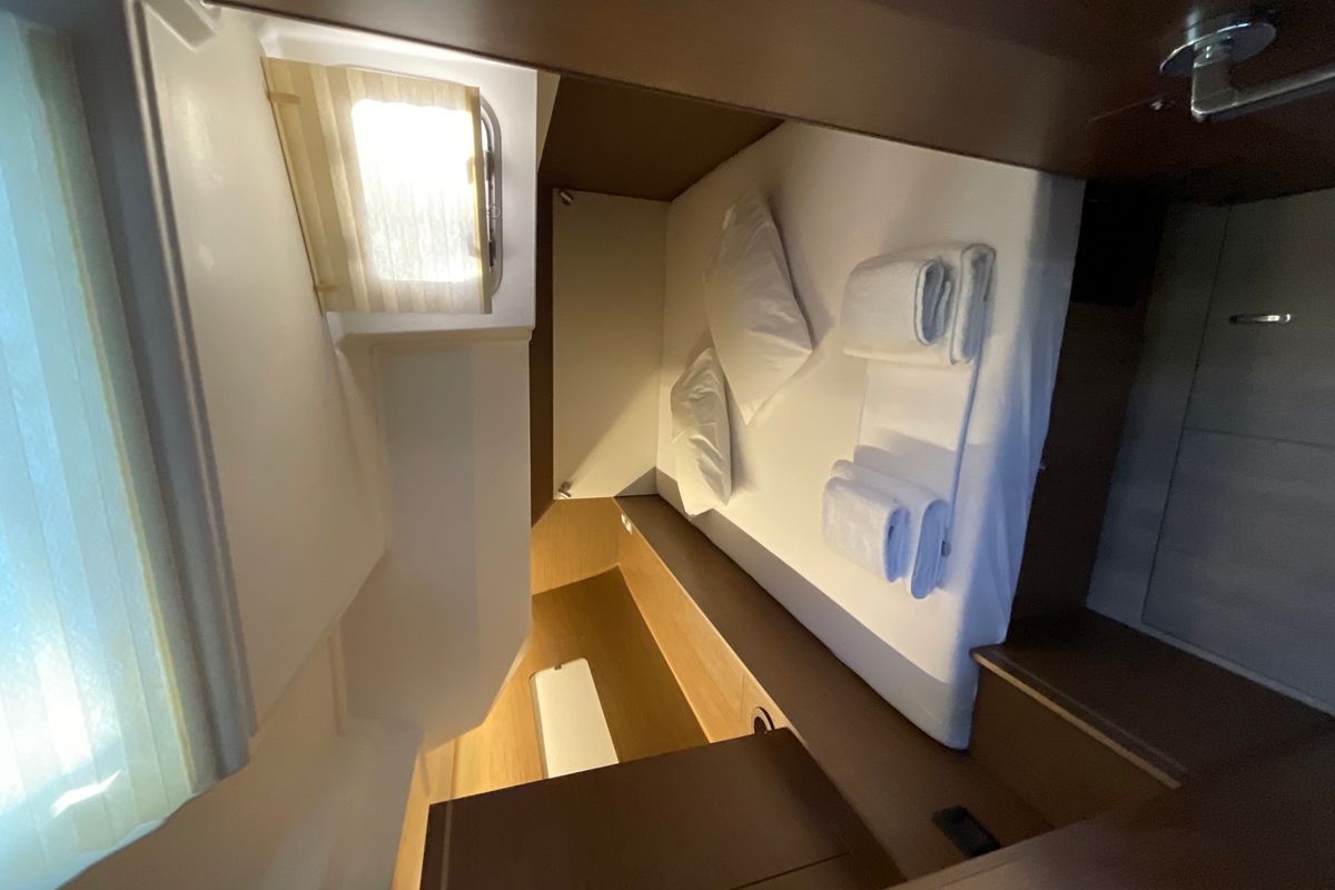 Cabin on Retsina, a Beneteau Oceanis 51.1 sailboat at Municipal Unit of Lefkada, Greece