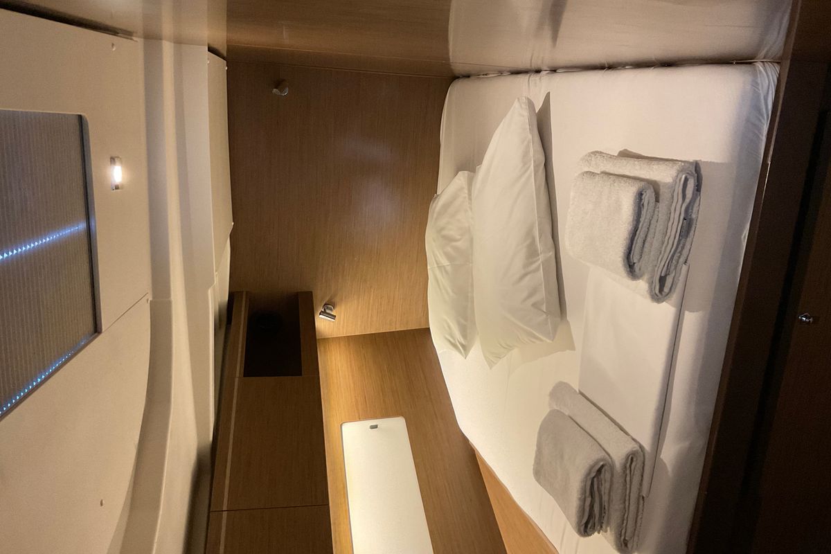 Cabin on Retsina, a Beneteau Oceanis 51.1 sailboat at Municipal Unit of Lefkada, Greece