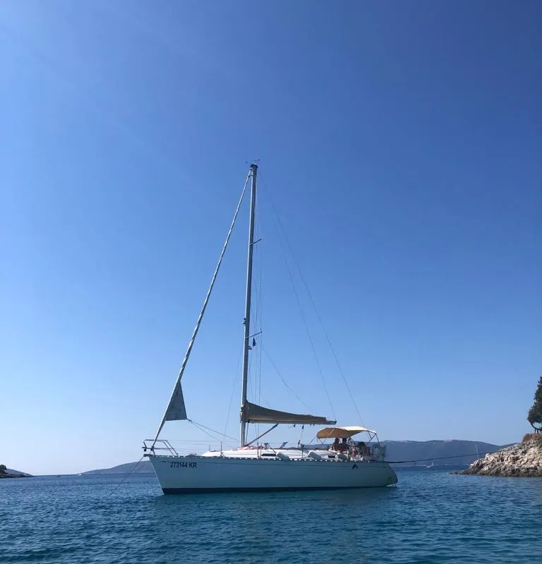 Exterior view of Tommy, a Dufour 36 Classic sailboat at Grad Pula, Croatia
