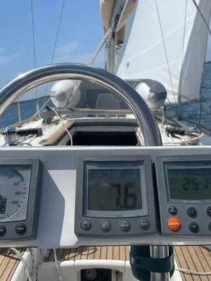 Cockpit of Tommy, a Dufour 36 Classic sailboat at Grad Pula, Croatia